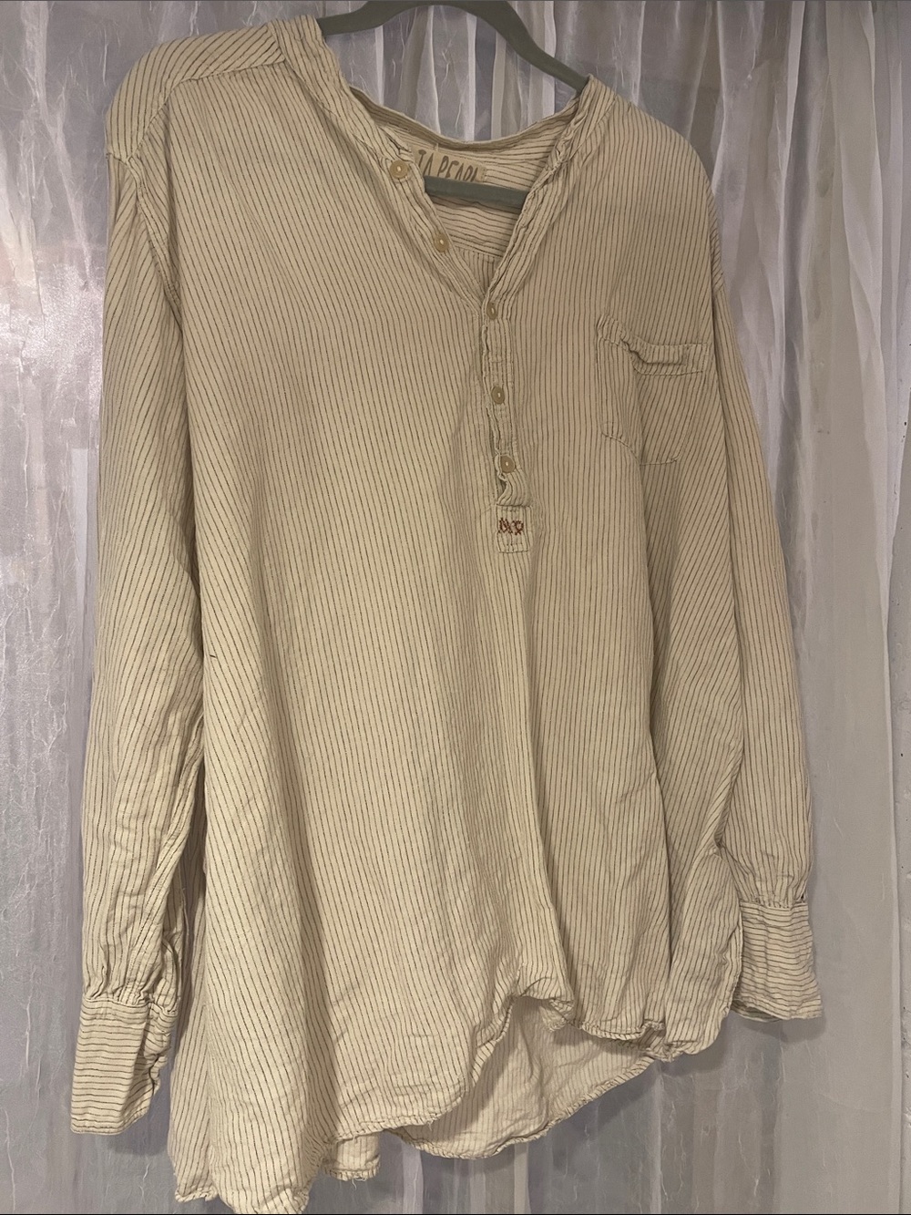 Magnolia Pearl Viscose Linen Idgy Men’s Shirt